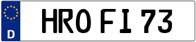 Truck License Plate